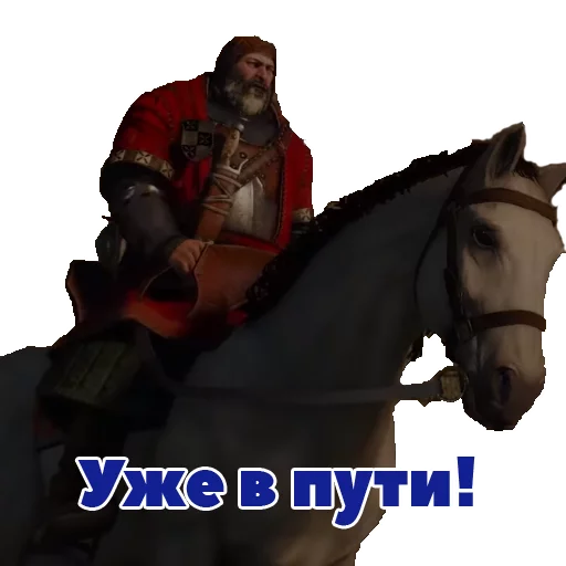 Стикер из набора Witcher для Телеграм: Статические 🐎
