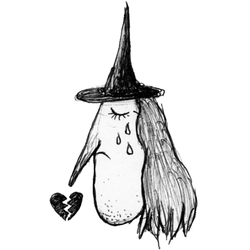 Стикер из набора WITCHLAND для Телеграм: Статические 💔