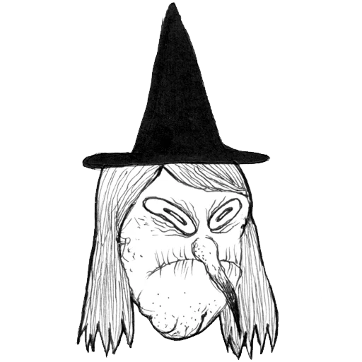 Стикер из набора WITCHLAND для Телеграм: Статические 😑