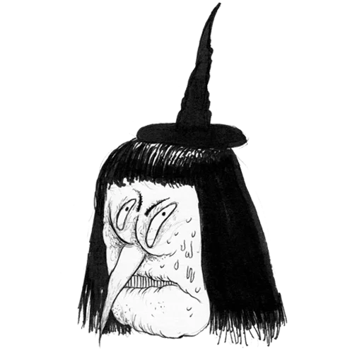 Стикер из набора WITCHLAND для Телеграм: Статические 😖