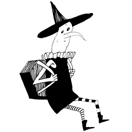Стикер из набора WITCHLAND для Телеграм: Статические 🌑
