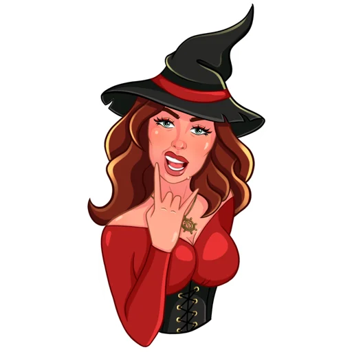 Стикер из набора Witchulitta для Телеграм: Статические 🤟