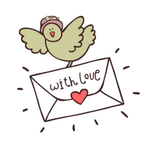 Стикер из набора WithLove @stickersb2b для Телеграм: Статические 💌