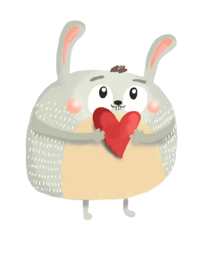 Стикер из набора WithLove @stickersb2b для Телеграм: Статические 🐰