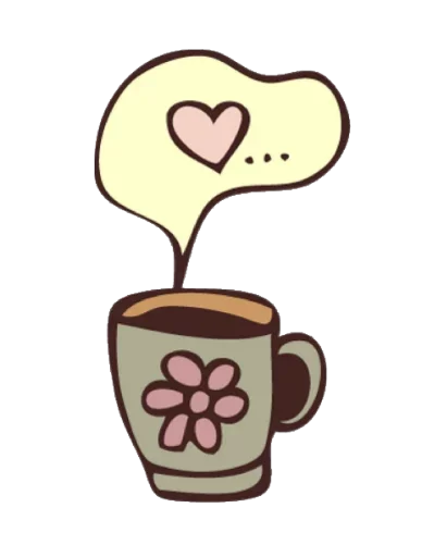 Стикер из набора WithLove @stickersb2b для Телеграм: Статические ☕