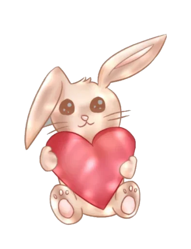 Стикер из набора WithLove @stickersb2b для Телеграм: Статические 🐰