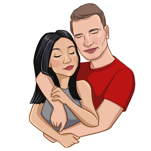 Стикер из набора With love M&M для Телеграм: Статические ❤️