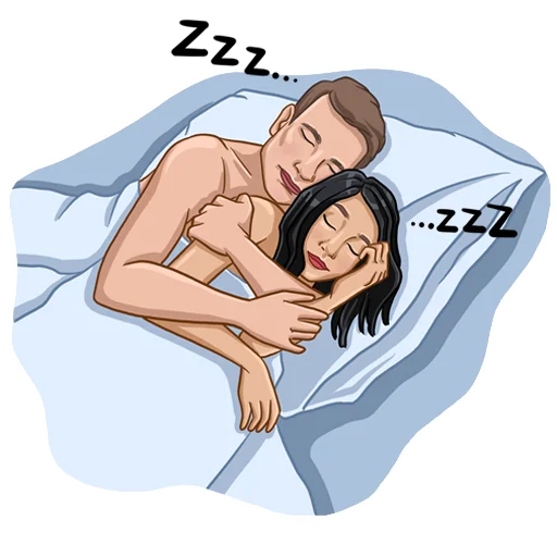 Стикер из набора With love M&M для Телеграм: Статические 😴