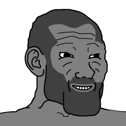 Стикер из набора Wojak, The Feels Guy для Телеграм: Статические 🦾