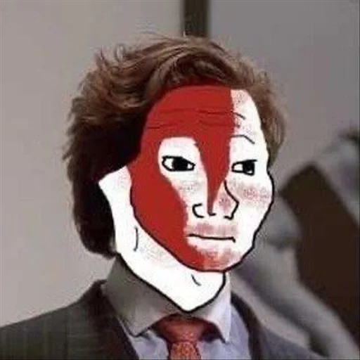 Стикер из набора Wojak, The Feels Guy для Телеграм: Статические 🩸