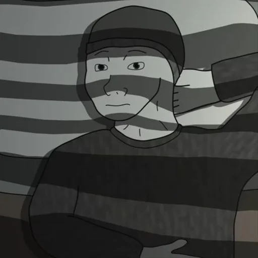 Стикер из набора Wojak, The Feels Guy для Телеграм: Статические 🛌