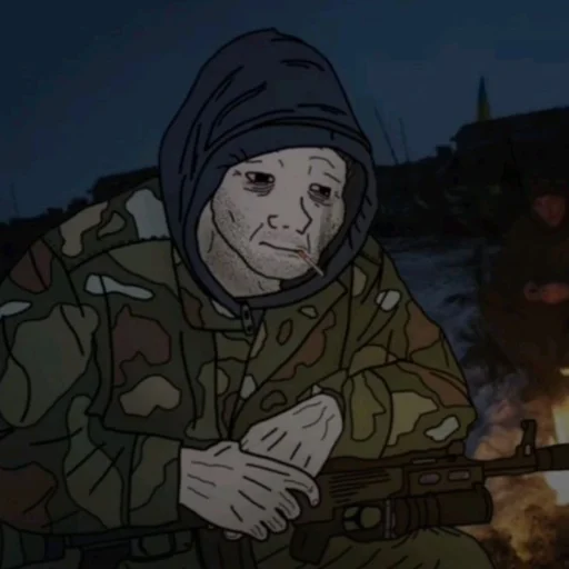 Стикер из набора Wojak, The Feels Guy для Телеграм: Статические 🚬