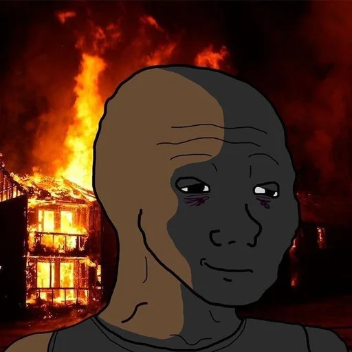 Стикер из набора Wojak, The Feels Guy для Телеграм: Статические 🔥