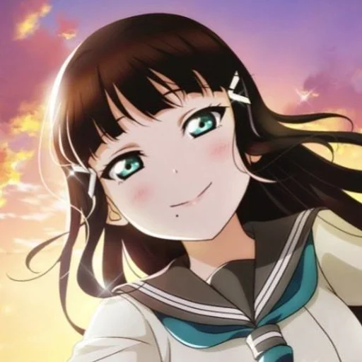 Стикер из набора dia kurosawa :: @fStikBot для Телеграм: Статические 🍪