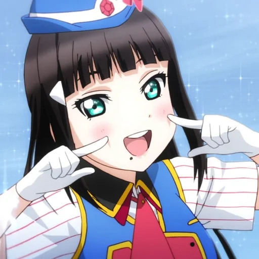 Стикер из набора dia kurosawa :: @fStikBot для Телеграм: Статические 🍪