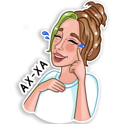 Стикер из набора Мамочка @yulia_bel_art для Телеграм: Статические 😂