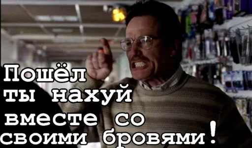 Стикер из набора Ввт для Телеграм: Статические 🖕