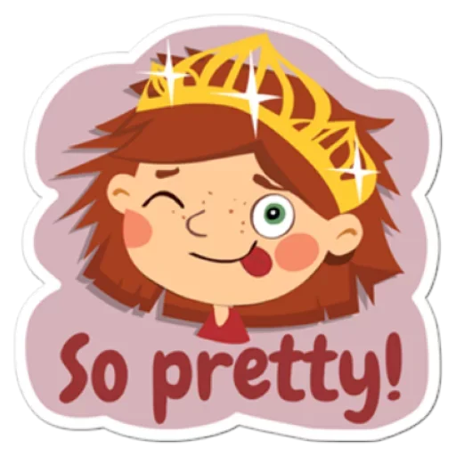 Стикер из набора Happy @TVstickers для Телеграм: Анимированные, Статические 🥺