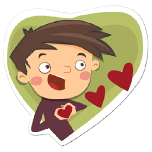 Стикер из набора Happy @TVstickers для Телеграм: Анимированные, Статические 😩