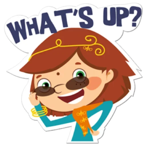 Стикер из набора Happy @TVstickers для Телеграм: Анимированные, Статические 😓