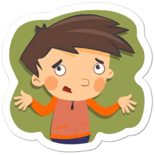Стикер из набора Happy @TVstickers для Телеграм: Анимированные, Статические 🤕