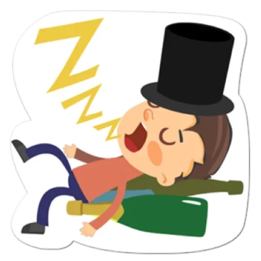 Стикер из набора Happy @TVstickers для Телеграм: Анимированные, Статические 🥳