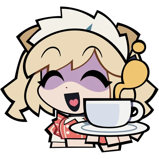 Стикер из набора Zenless Zone Zero & DoDo для Телеграм: Статические ☕️