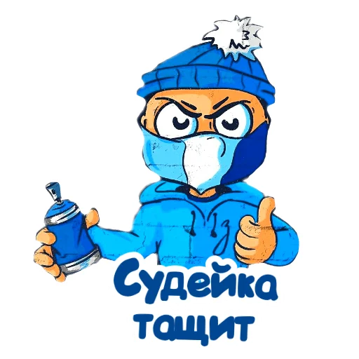 Стикер из набора @fczenit_100 для Телеграм: Анимированные, Видео, Статические 🧱