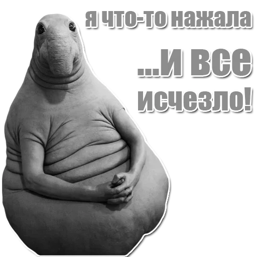 Стикер из набора Ждун для Телеграм: Статические 😯