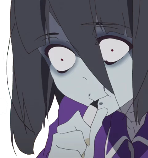 Стикер из набора ZombieLand Saga by @LaCoscienza & @Kawaii_Kaweii для Телеграм: Статические 😋