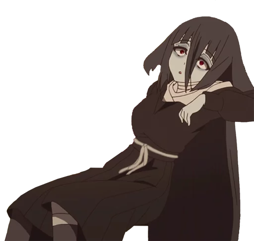 Стикер из набора ZombieLand Saga by @LaCoscienza & @Kawaii_Kaweii для Телеграм: Статические ❓