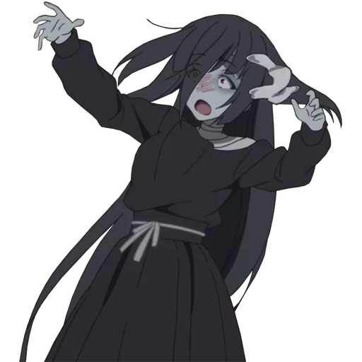 Стикер из набора ZombieLand Saga by @LaCoscienza & @Kawaii_Kaweii для Телеграм: Статические 😵