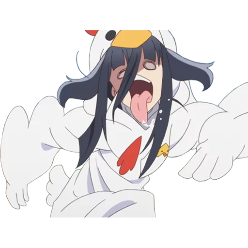 Стикер из набора ZombieLand Saga by @LaCoscienza & @Kawaii_Kaweii для Телеграм: Статические 😛