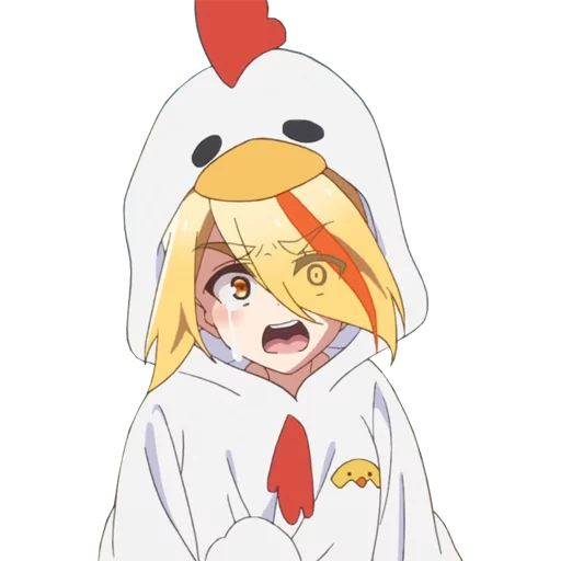 Стикер из набора ZombieLand Saga by @LaCoscienza & @Kawaii_Kaweii для Телеграм: Статические 😭