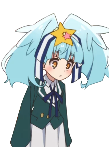 Стикер из набора ZombieLand Saga by @LaCoscienza & @Kawaii_Kaweii для Телеграм: Статические 😐