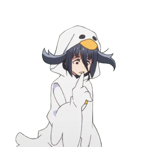 Стикер из набора ZombieLand Saga by @LaCoscienza & @Kawaii_Kaweii для Телеграм: Статические 🤔