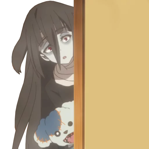 Стикер из набора ZombieLand Saga by @LaCoscienza & @Kawaii_Kaweii для Телеграм: Статические 👀