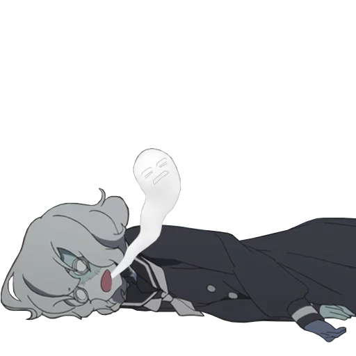 Стикер из набора ZombieLand Saga by @LaCoscienza & @Kawaii_Kaweii для Телеграм: Статические 😵
