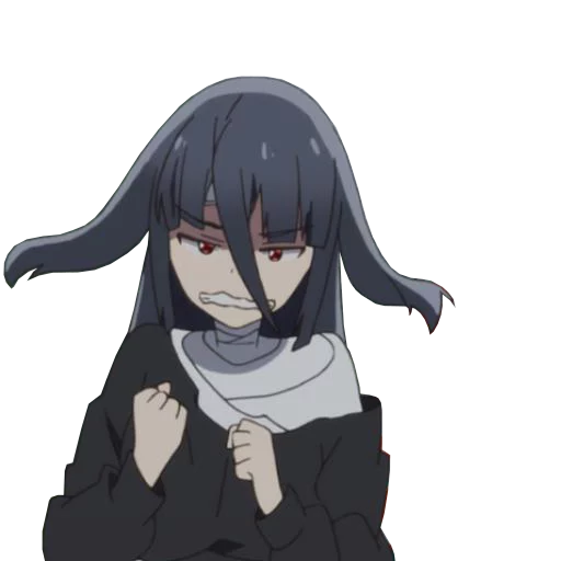 Стикер из набора ZombieLand Saga by @LaCoscienza & @Kawaii_Kaweii для Телеграм: Статические 😡