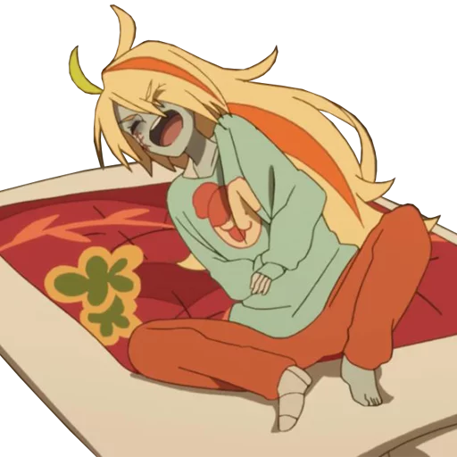 Стикер из набора ZombieLand Saga by @LaCoscienza & @Kawaii_Kaweii для Телеграм: Статические 🤣