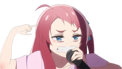 Стикер из набора ZombieLand Saga by @LaCoscienza & @Kawaii_Kaweii для Телеграм: Статические 😡