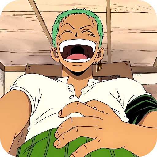 Стикер из набора Zoro @Rucodellllstickk для Телеграм: Видео, Статические 😆