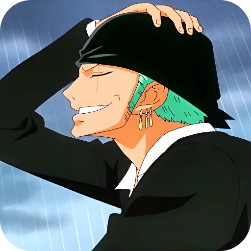 Стикер из набора Zoro @Rucodellllstickk для Телеграм: Видео, Статические 😉
