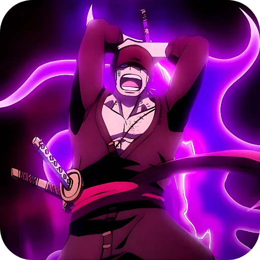 Стикер из набора Zoro @Rucodellllstickk для Телеграм: Видео, Статические 😈