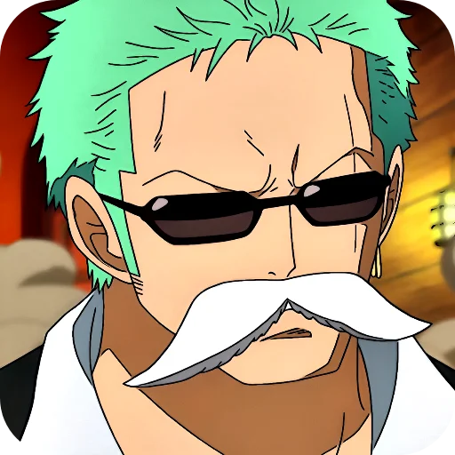 Стикер из набора Zoro @Rucodellllstickk для Телеграм: Видео, Статические 🤓