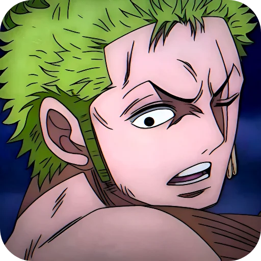 Стикер из набора Zoro @Rucodellllstickk для Телеграм: Видео, Статические 😒
