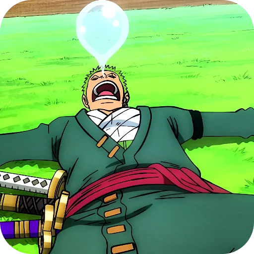 Стикер из набора Zoro @Rucodellllstickk для Телеграм: Видео, Статические 🥱