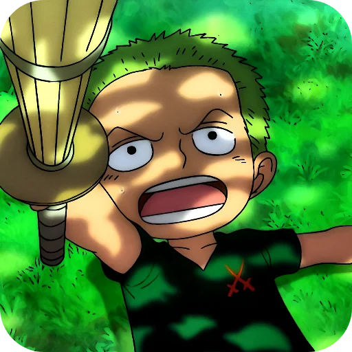 Стикер из набора Zoro @Rucodellllstickk для Телеграм: Видео, Статические 🤩