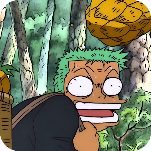 Стикер из набора Zoro @Rucodellllstickk для Телеграм: Видео, Статические 🤨