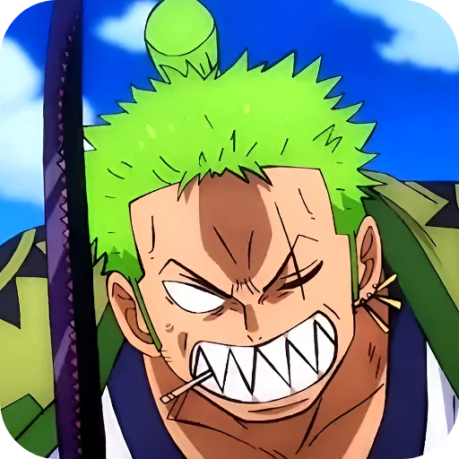 Стикер из набора Zoro @Rucodellllstickk для Телеграм: Видео, Статические 😉